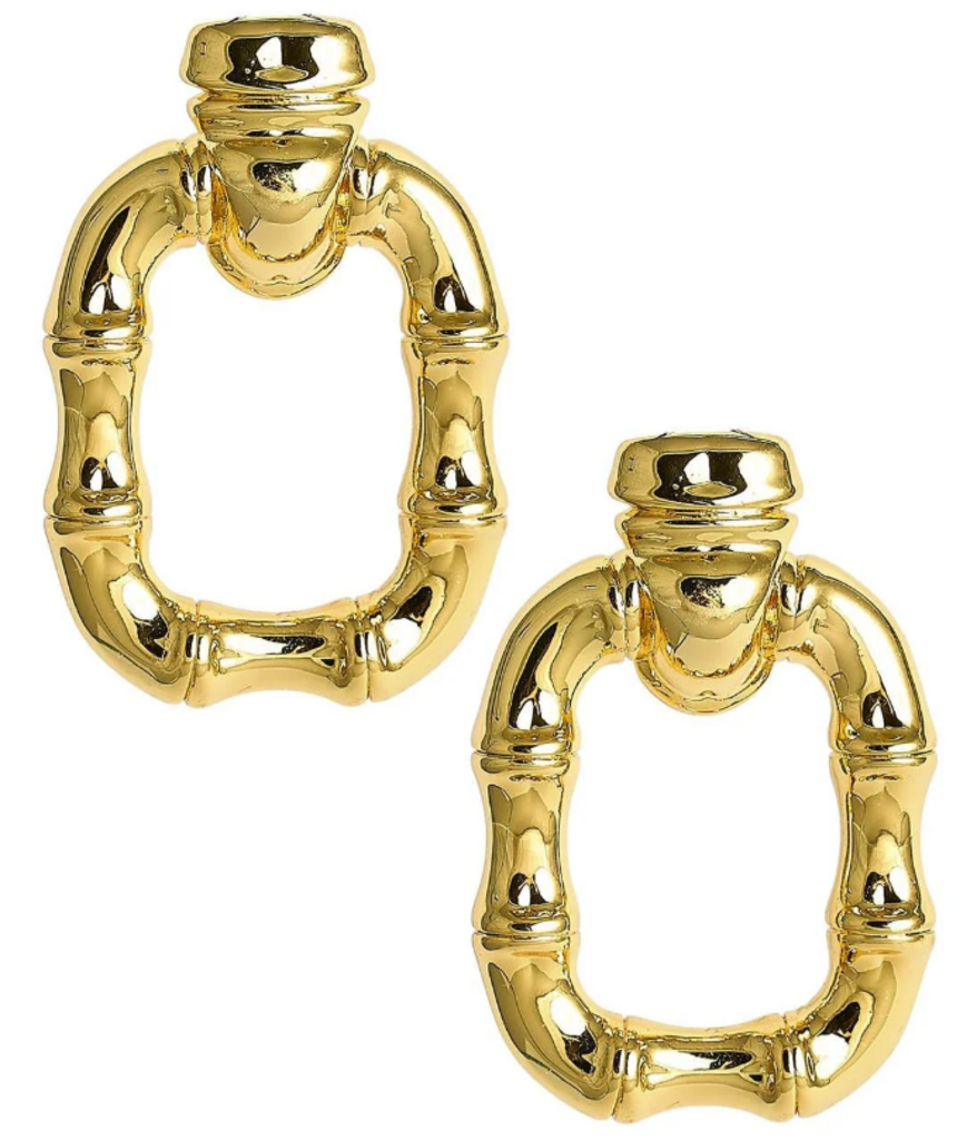 Lisi Lerch NWT-Keke Bamboo Gold Earring - 18k Gold Plated