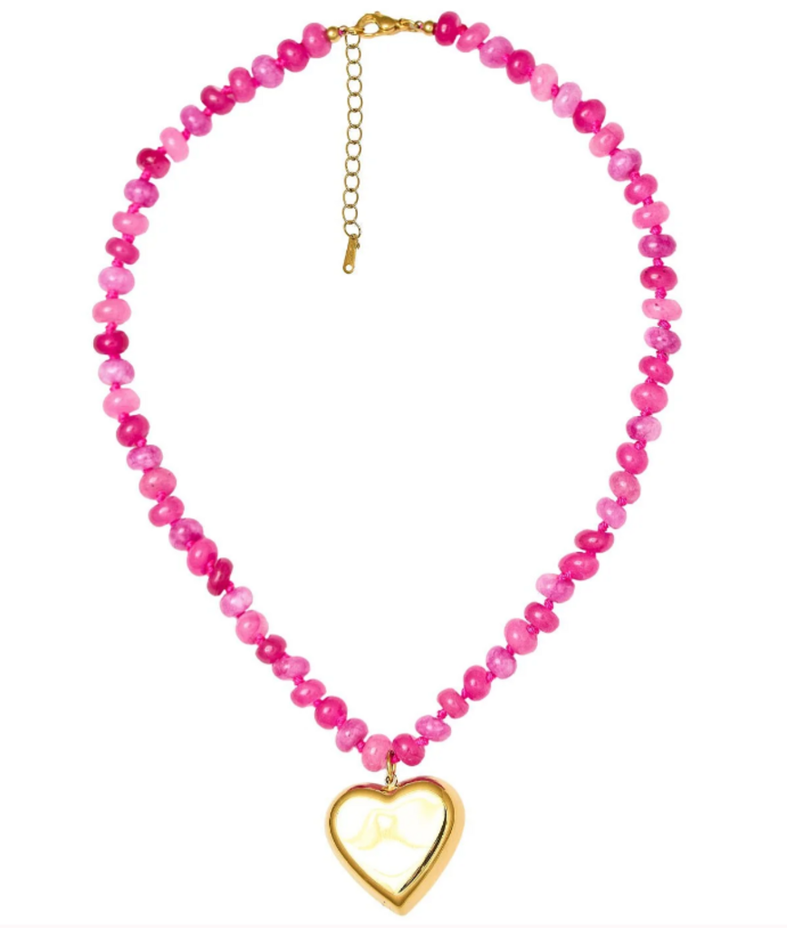 Lisi Lerch NWT-Macie Beaded Necklace - Heart