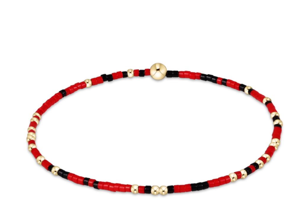 enewton- Gameday Hope Unwritten Bracelet - Red/Black