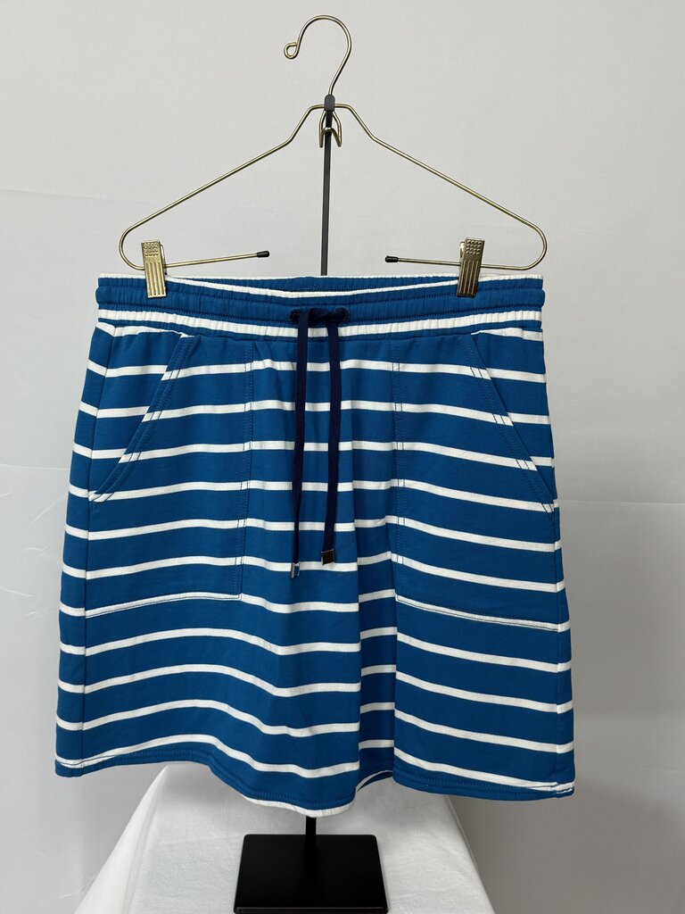 Hatley - Blue/White - Striped Casual Skirt