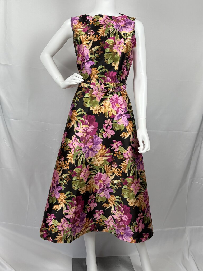 Flying Tomato - Black - Floral Dress