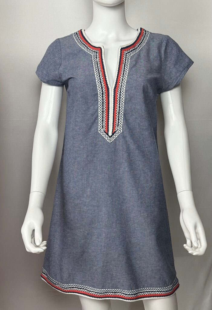 Mudpie - Blue -Chambray - V-Neck Dress
