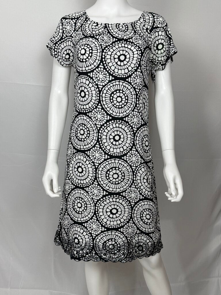 Hatley - Black, White - Pattern SS Dress