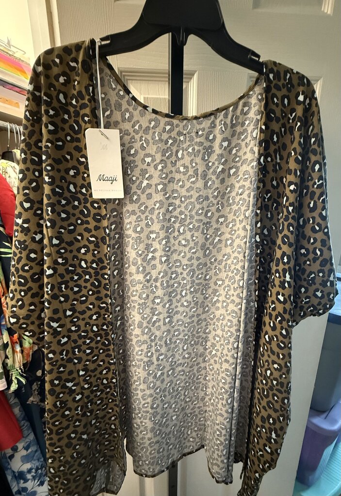 Maaji - NWT - Brown - Cheetah Kimono