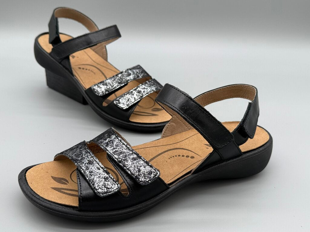 Romika - NWT - Black, Silver - Ibiza Sandal