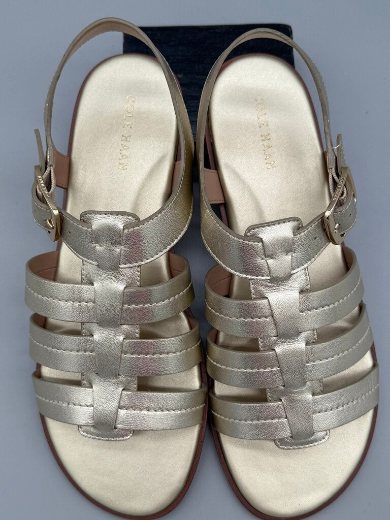 Cole Haan - NWT - Gold -Flynn Sandal