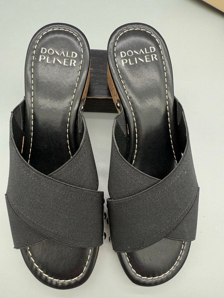 Donald Pliner - NWT- Black - Summera Wedge Sandal