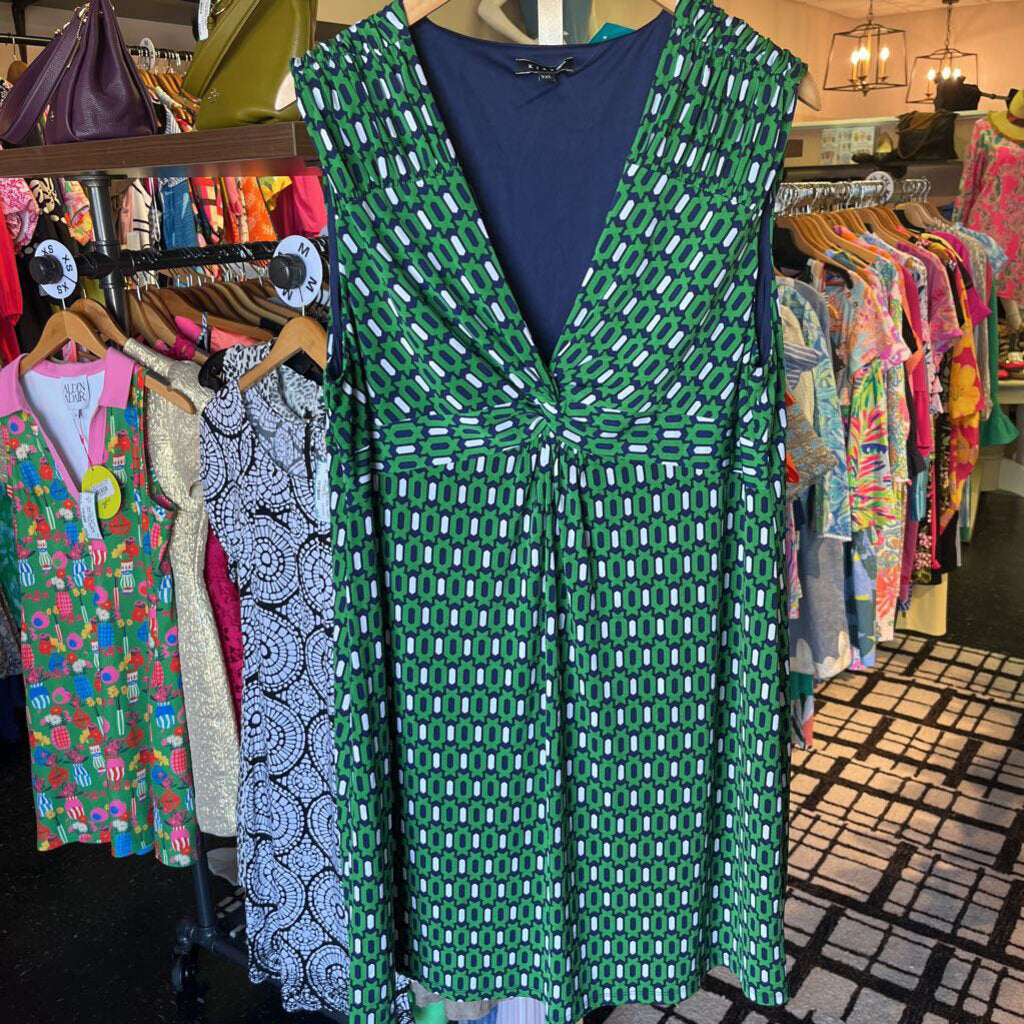 Kiara-CLEARANCE-Blue Green Dress VINTAGE