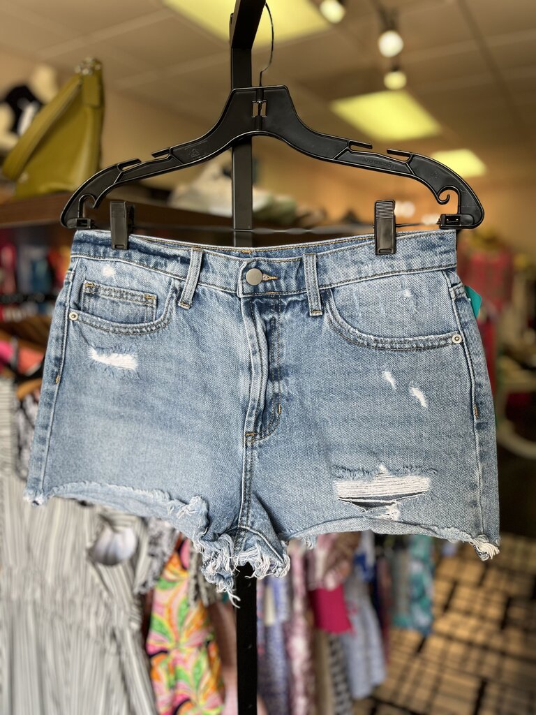 Altar'd State- Distressed Denim Short