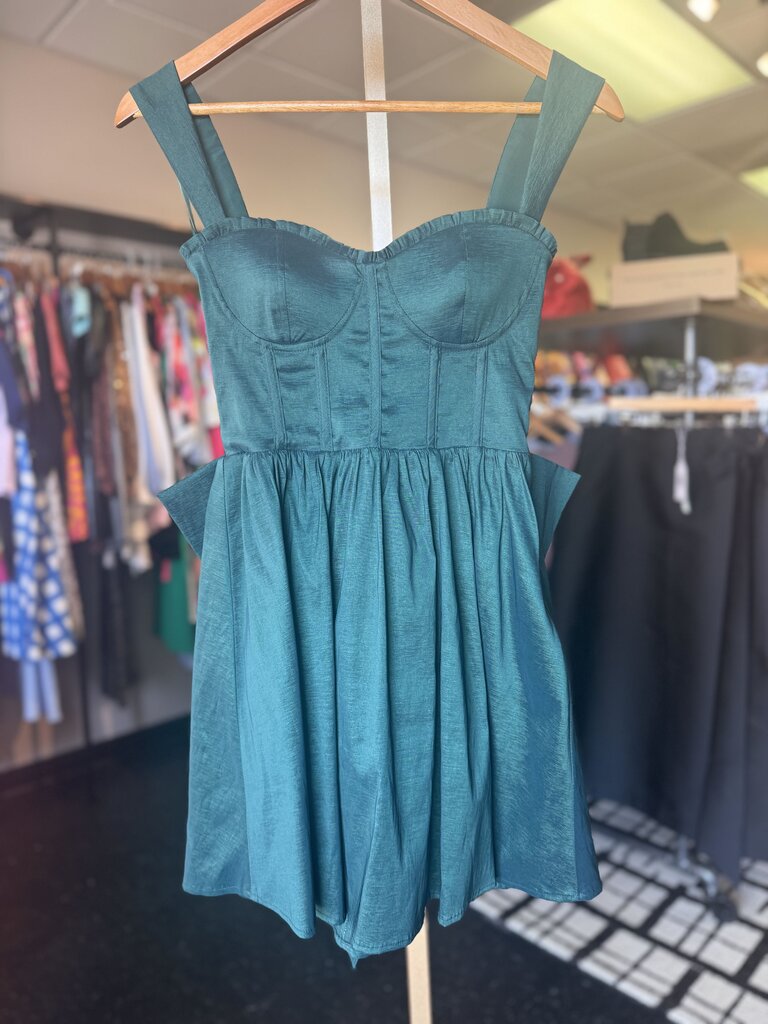 Altar'd State - Elyse Dress in Hunter