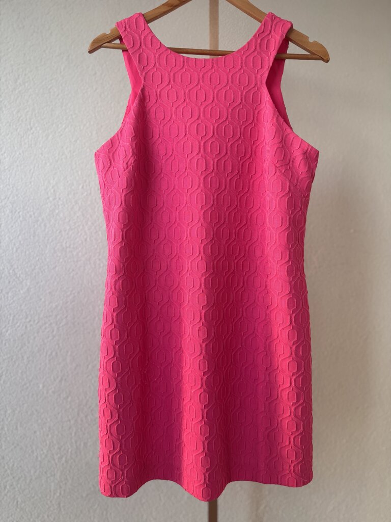 Lilly Pulitzer-Mango Shift Dress in Retro Knit Jacquard