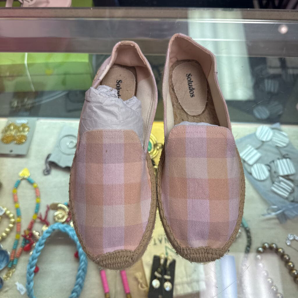 Soludos-Pastel Plaid Espadrilles