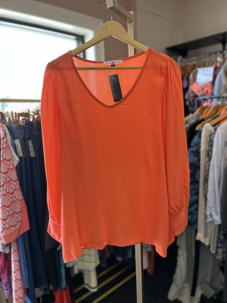 Michelle McDowell - LS V-Neck Blouse