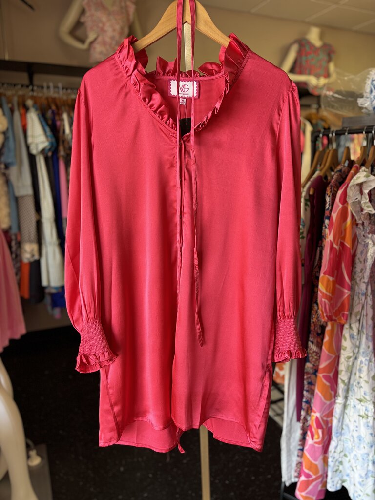 Mary George-NWT-Harper Dress in Beetroot