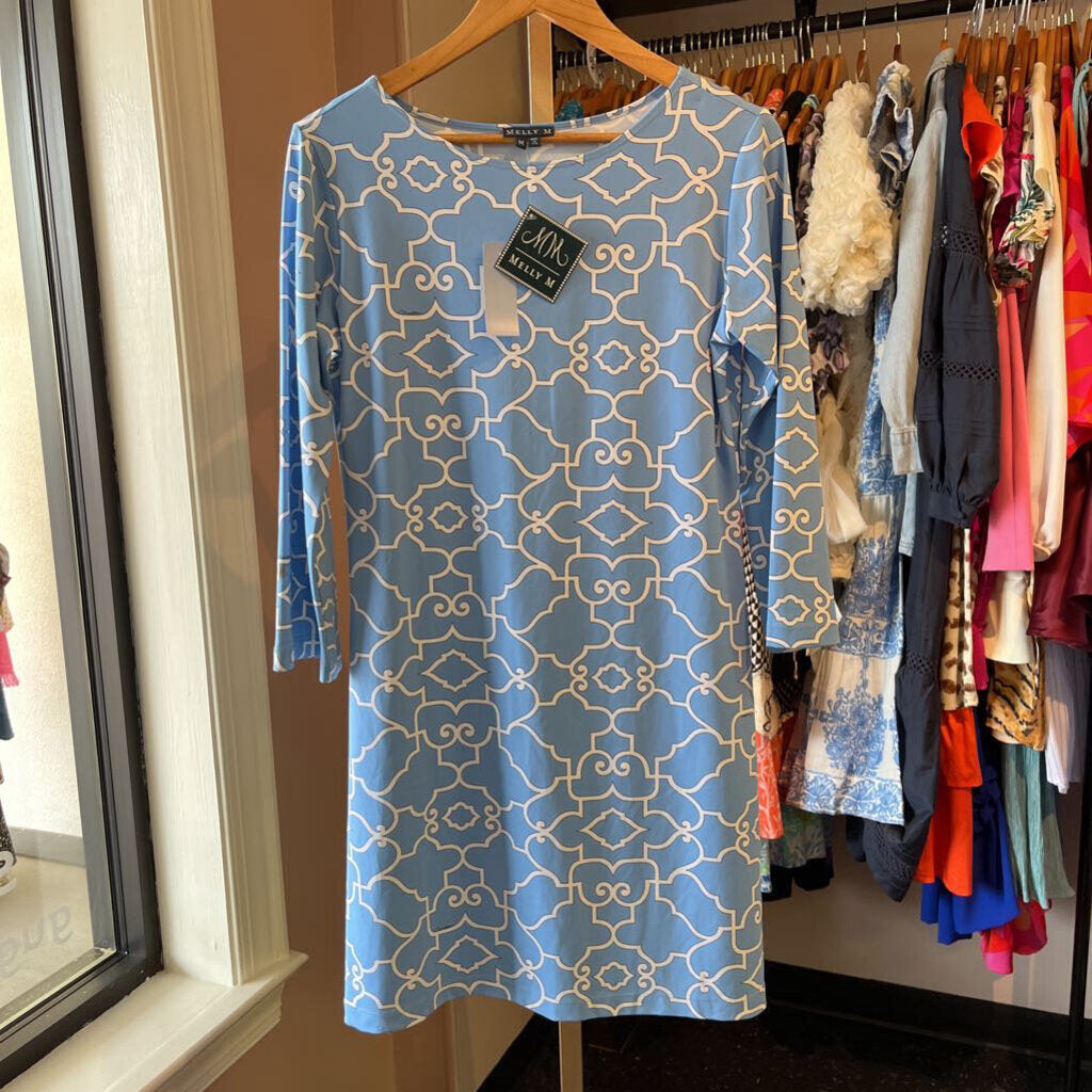 Melly M-NWT-LS Blue Dress