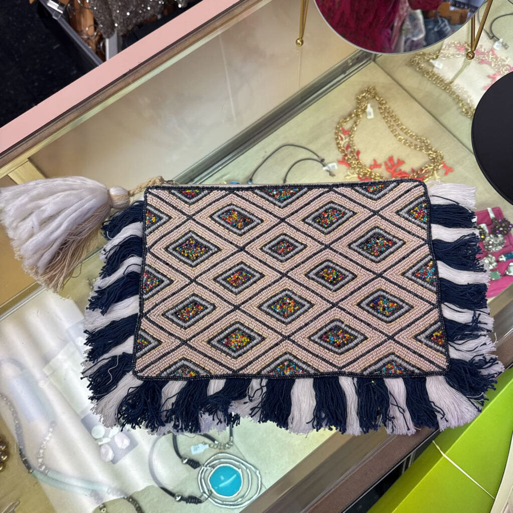 Allie Beads-NWT- Beaded Clutch