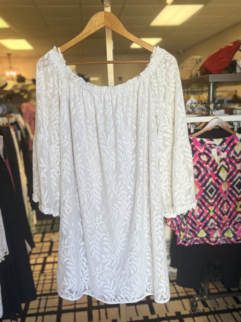 Lilly - Nevie Dress in Resort White
