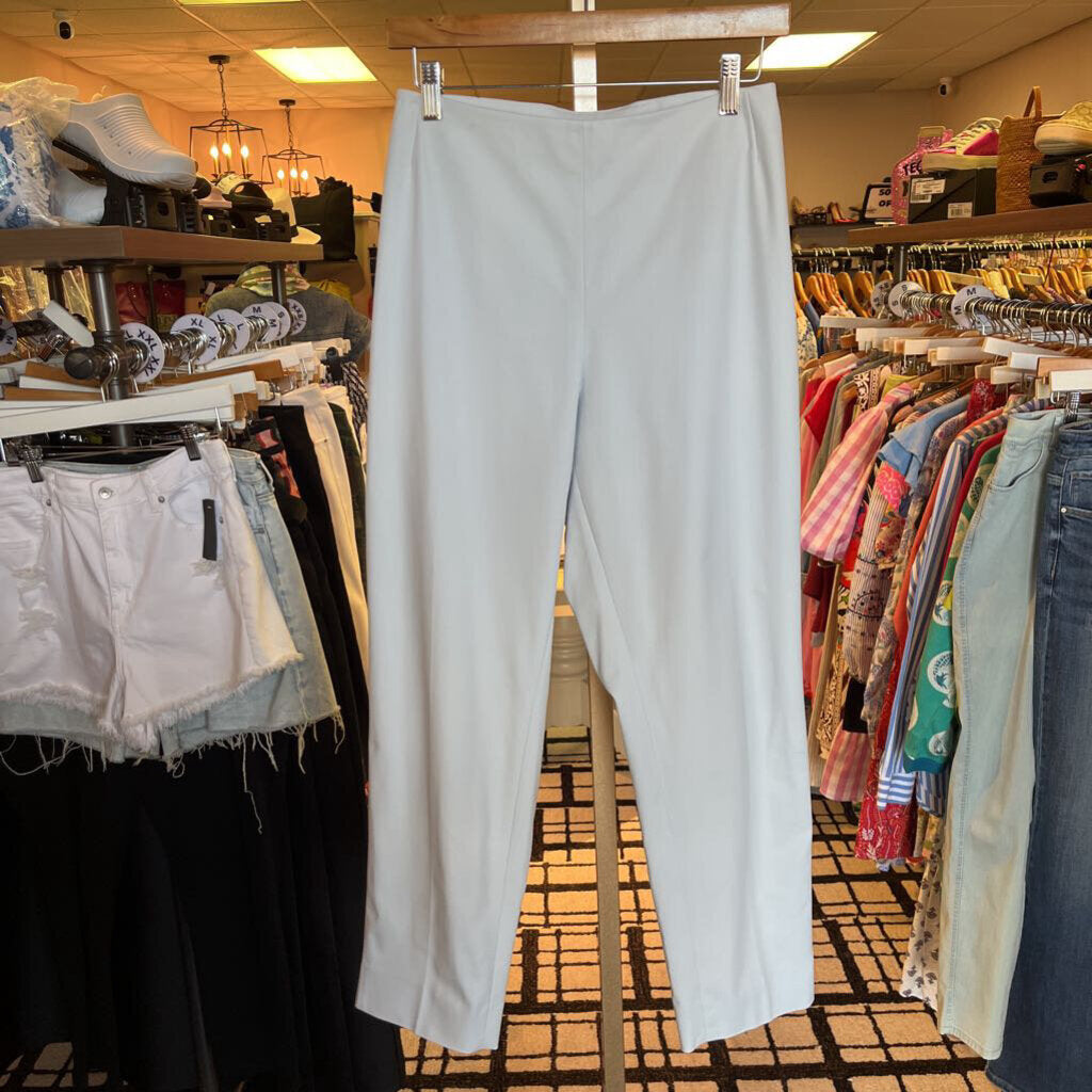 Lafayette 148 NY - Stanton Stretch Twill Ankle Pants in Ice Blue