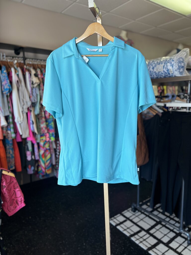 Lady Hagen - SS Performance Polo - Teal