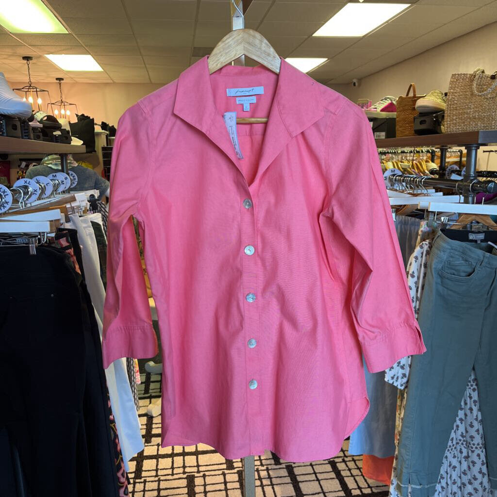 Foxcroft - Button Down - Pink