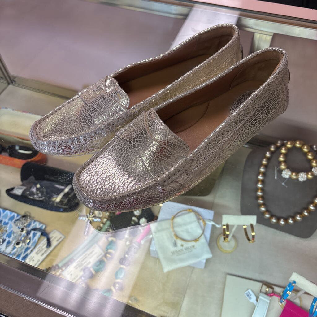 Clarks -Moccasin Loafers in Gold