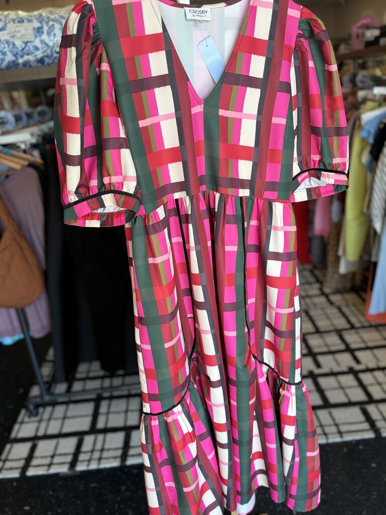 Crosby - Shira Dress in Plaid