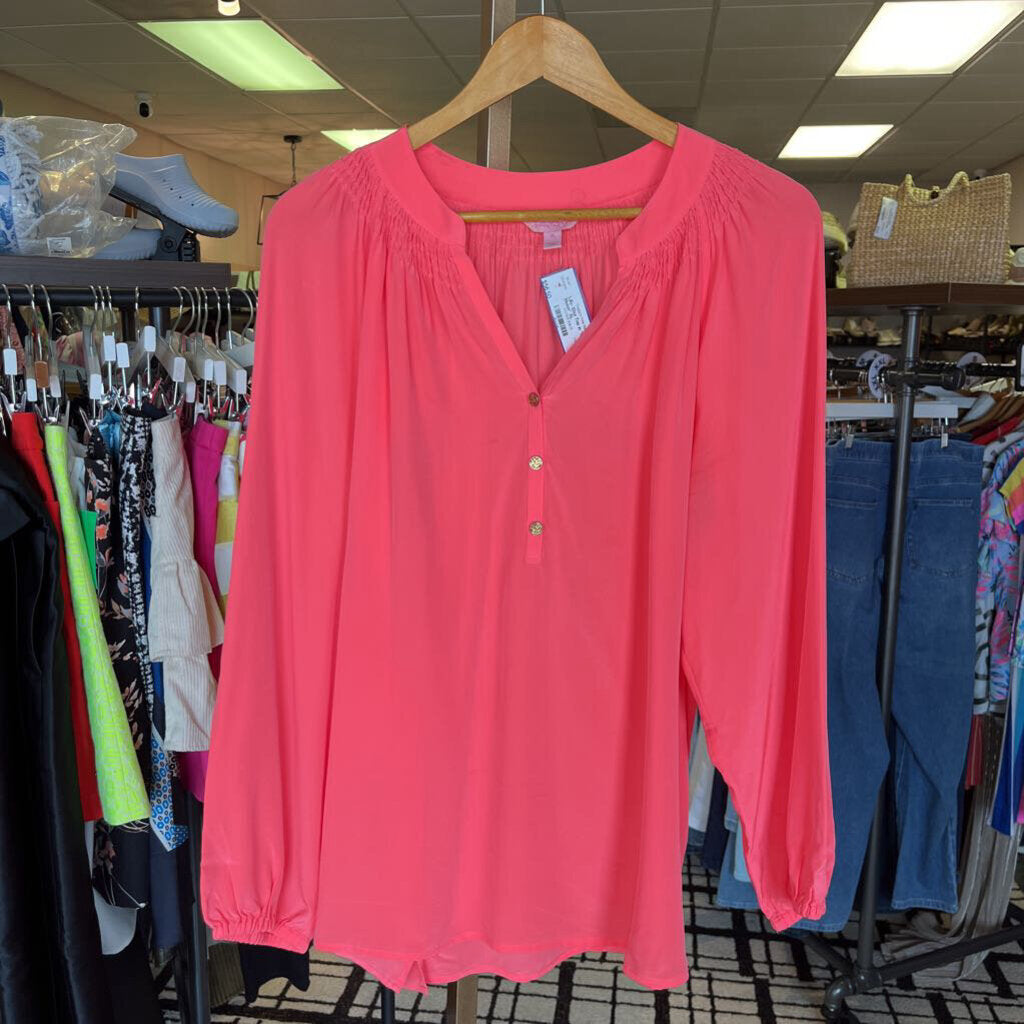 Lilly- Elsa Top in "Cheeky Melon"