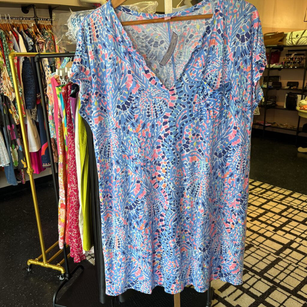 Lilly- Duval Dress in "Tic Tac Tile"