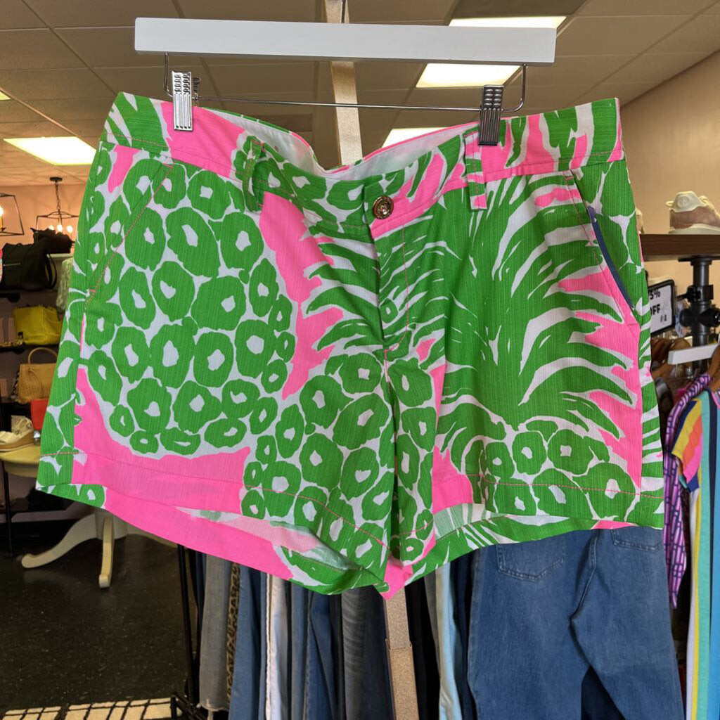 Lilly- Callahan Shorts in "Pink Pout Flamenco"