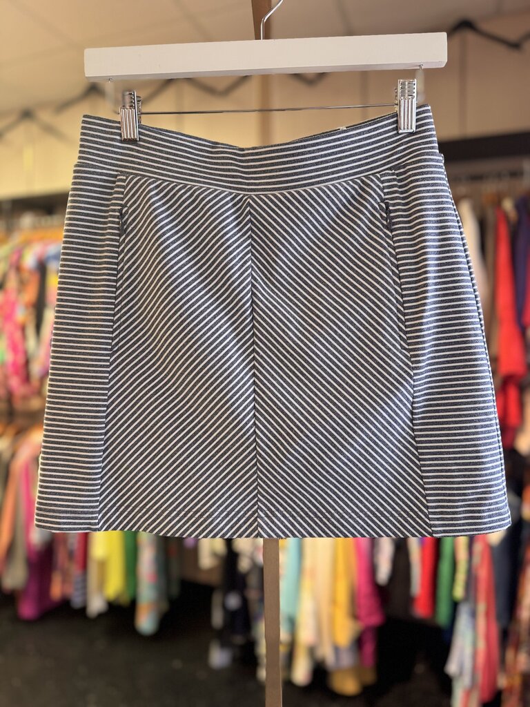 T by Talbots - Striped Knit Pull On Skort