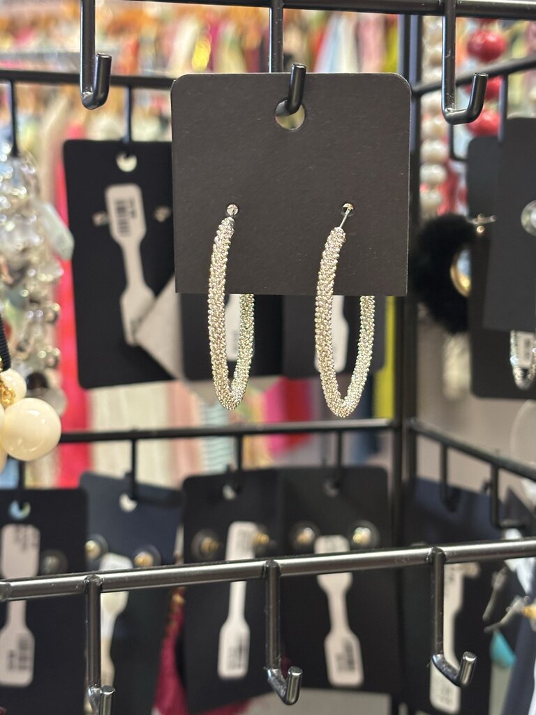 Silver Hoop Earrings