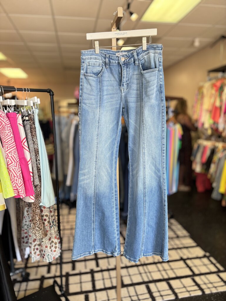 Kancan - Mid-Rise Flare Jeans