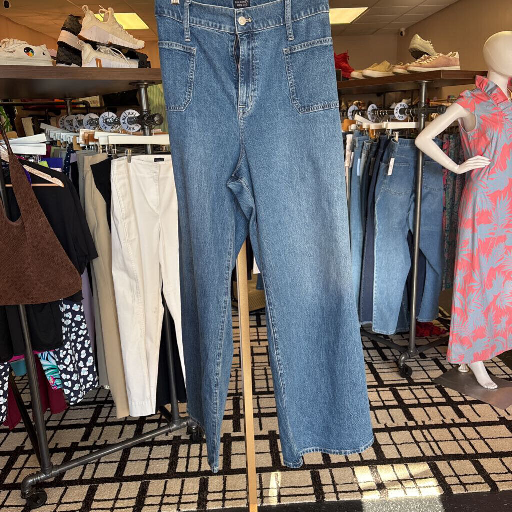 J.Crew- Full Length Wide Leg Jeans