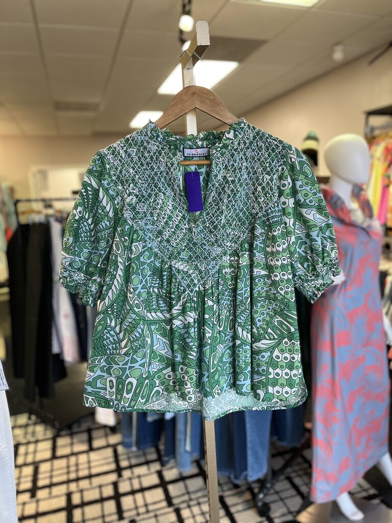 CK Bradley - Cayman Top in Falcon Grass