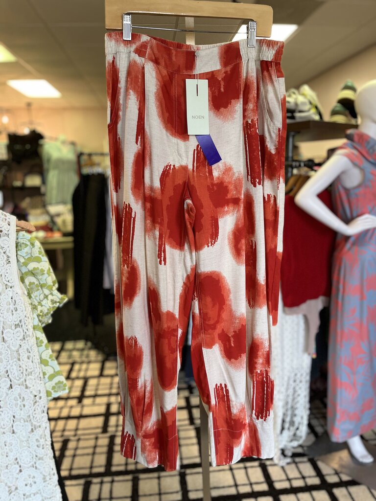 Noen-NWT Red & Natural Trousers