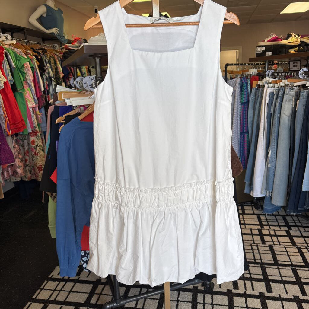 English Factory NWT Drop Waist Dress - White
