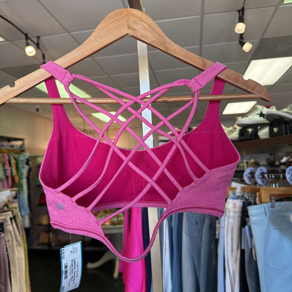Lululemon - Energy Bra w. Strappy Back - Pink