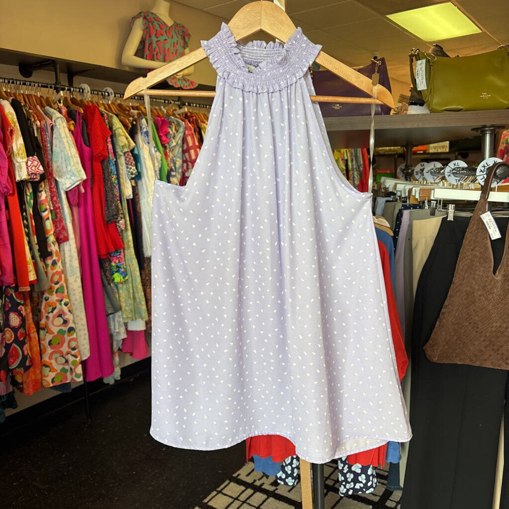 NWT - Printed Halter Top in Lavender