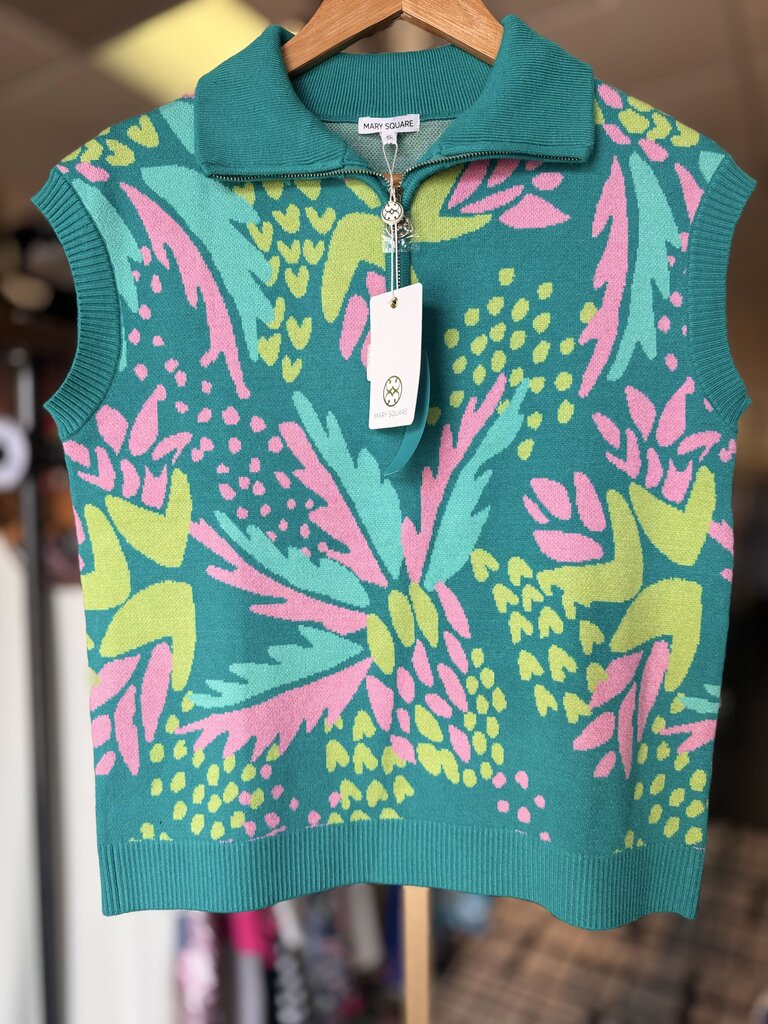 Mary Square NWT Aloha Green Celia Sweater