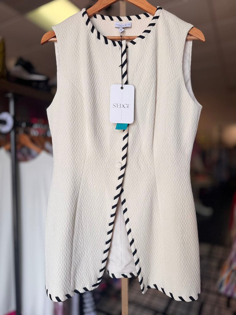 S'Edge NWT - Taylor Vest in Ivory