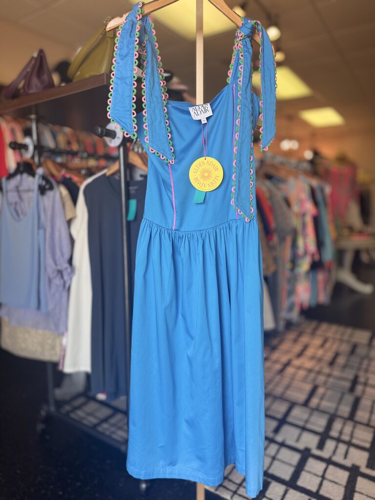 Alden Adair NWT - Kate Midi Dress in Rivera Blue