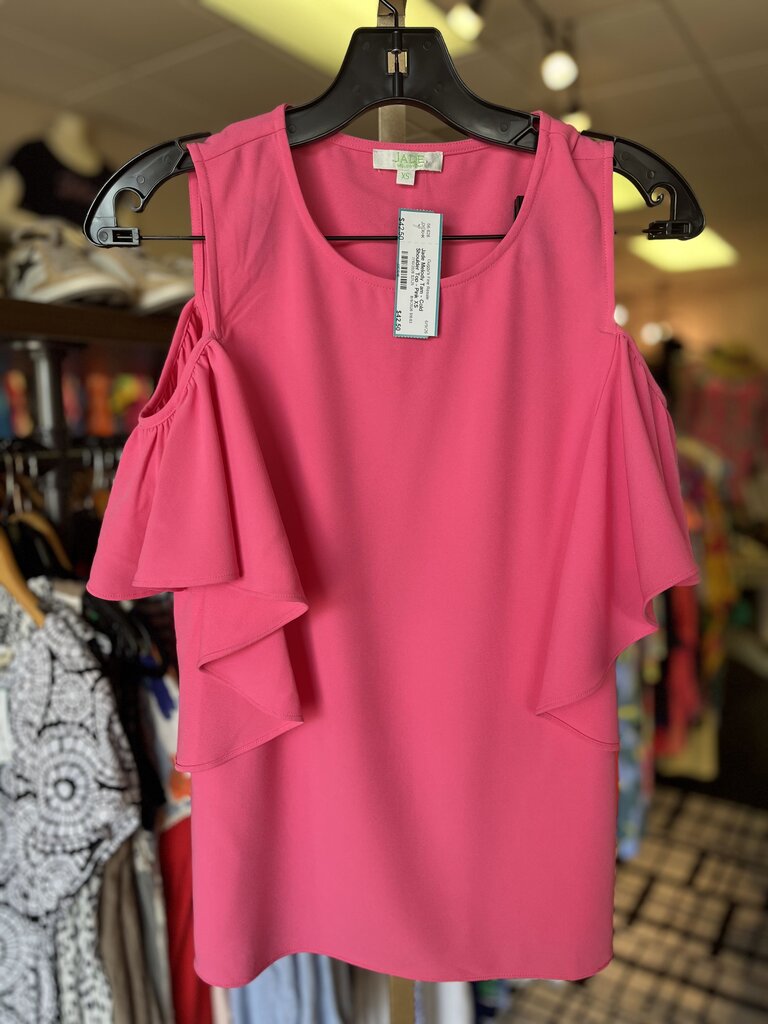Jade Melody Tam - Cold Shoulder Top - Pink