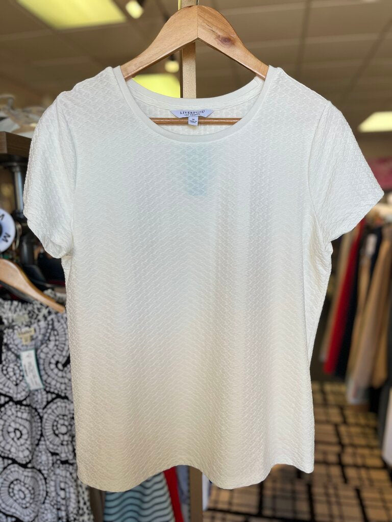 Liverpool - Short Sleeve Crew Neck Tee With Rib Trim