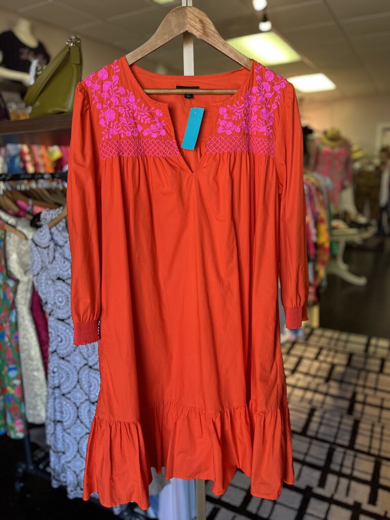 J.Crew - Embroidered Popover Dress