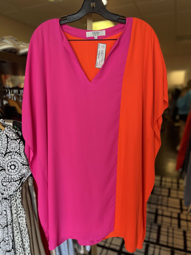 Crosby - Renee Dress - Red/Pink