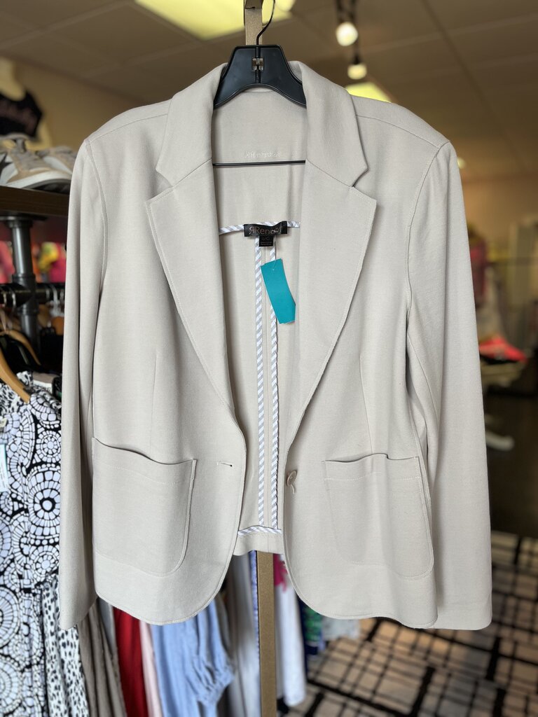 Renuar - Knit Blazer - Khaki