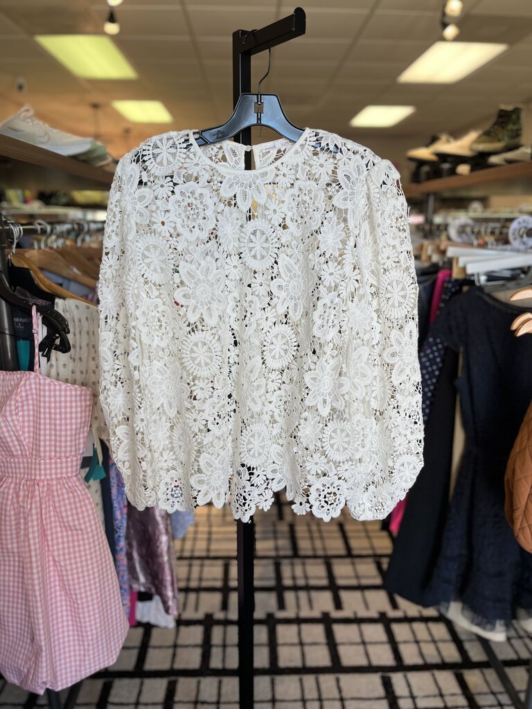 Maia Bergman - Lace Top - White