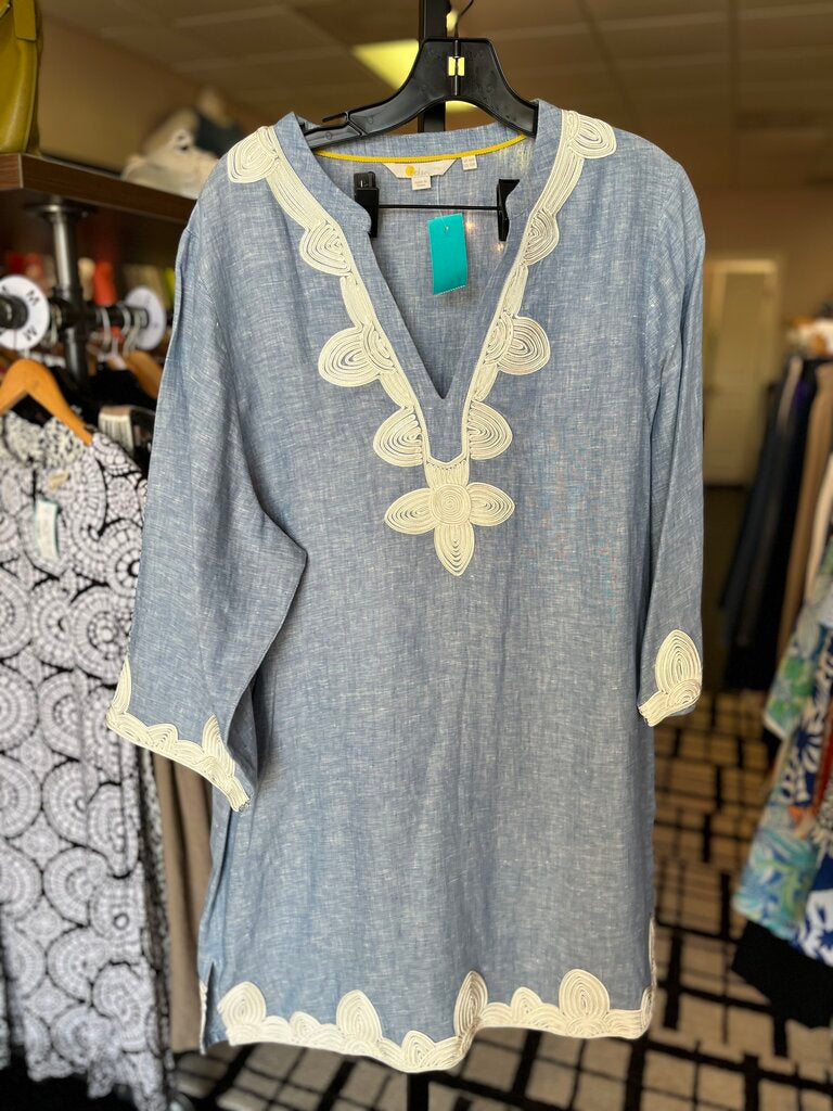 Boden - V-Neck Chambray Dress