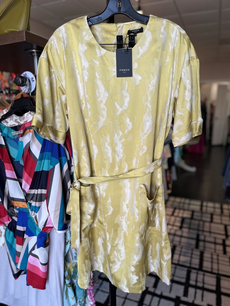 FRNCH - NWT SS Dress w. Abstract Print
