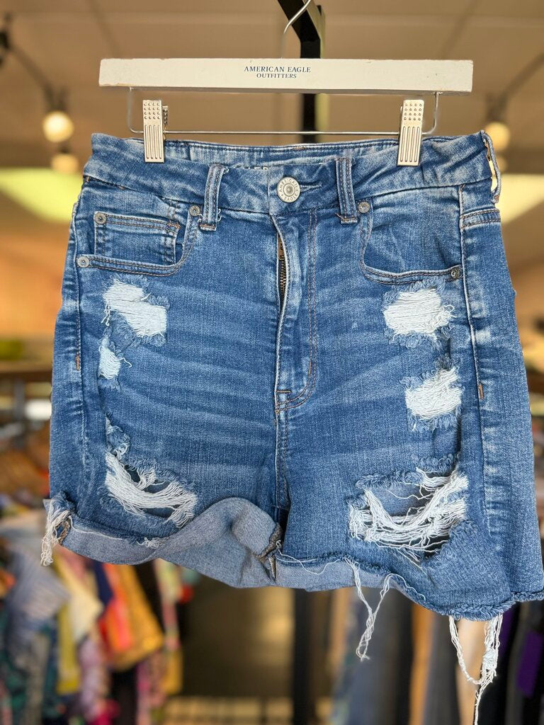 AE - Distressed Denim Shorts